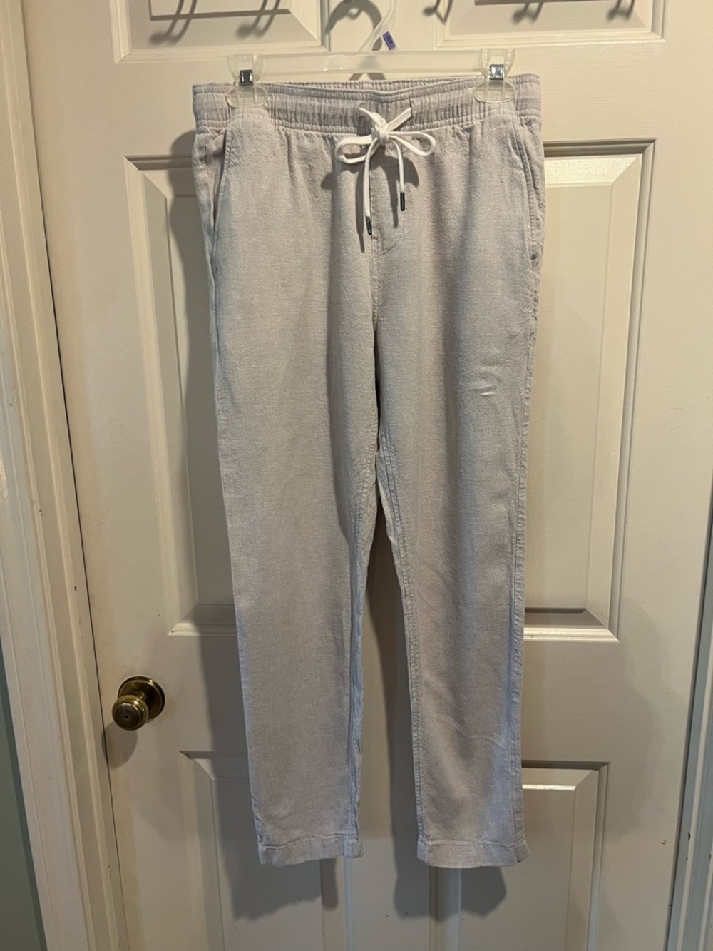 EXPRESS Men's Light Gray Drawstring Jogger Pants